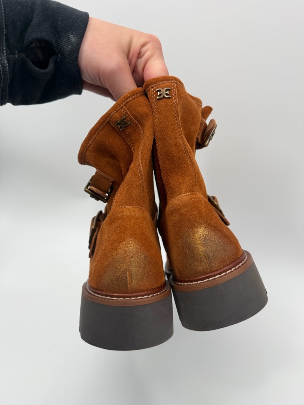 Sam Edelman Kinsley Lug Biker Booties - Picture 6 of 8
